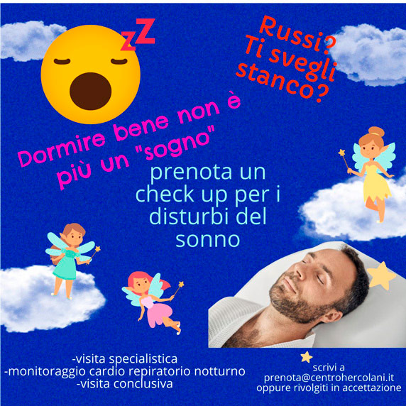 Check Up Disturbi del sonno - Centro Hercolani